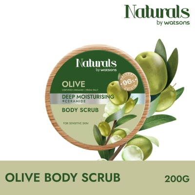 NATURALS BY WATSONS - Olive Deep Moisturising Body Scrub 200g