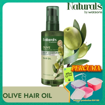 NATURALS BY WATSONS - Olive Deep Moisturising Hair Oil 100ml