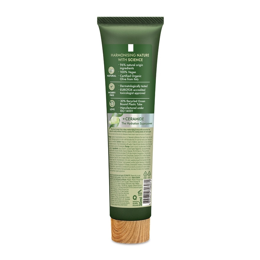 Olive Deep Moisturising Hand Cream 30ml