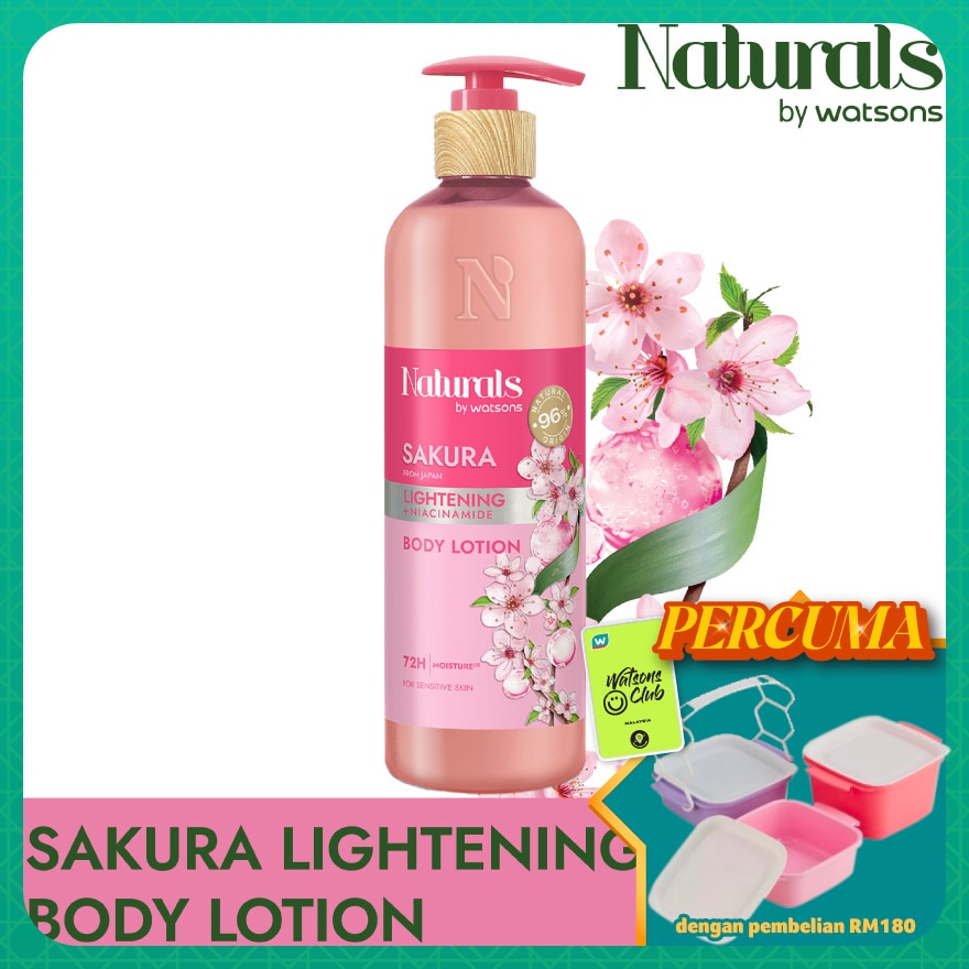 Sakura Lightening Body Lotion 490ml