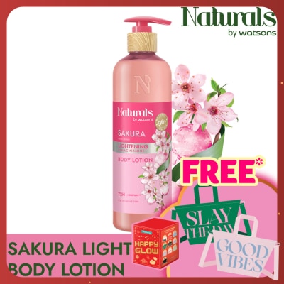 NATURALS BY WATSONS Sakura Lightening Body Lotion 490ml