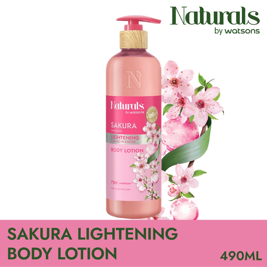 Sakura Lightening Body Lotion 490ml image