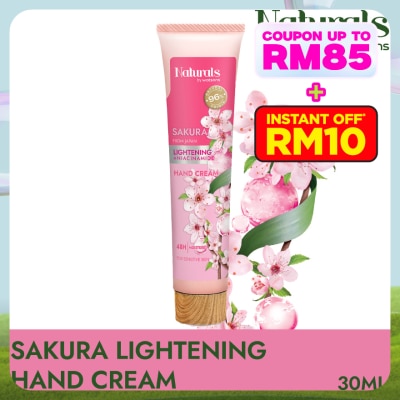 NATURALS BY WATSONS Sakura Lightening Hand Cream 30ml