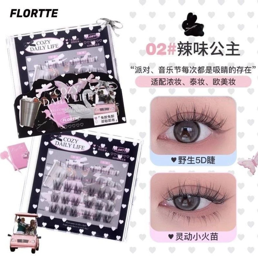 Cozy Daily Life Glue-Free Eyelash Tray 02 #Hot Princess