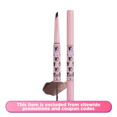 FLORTTE Super Beauty Eyebrow Pencil and Tint Balm - Oreo