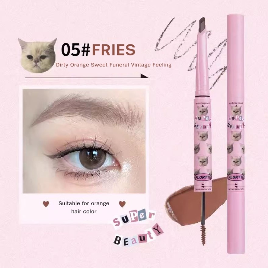 Super Beauty Eyebrow Pencil and Tint Balm - Fries