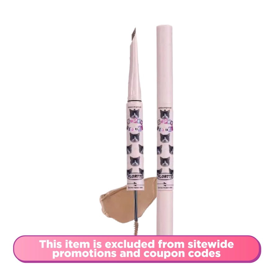 Super Beauty Eyebrow Pencil and Tint Balm - Chestnut