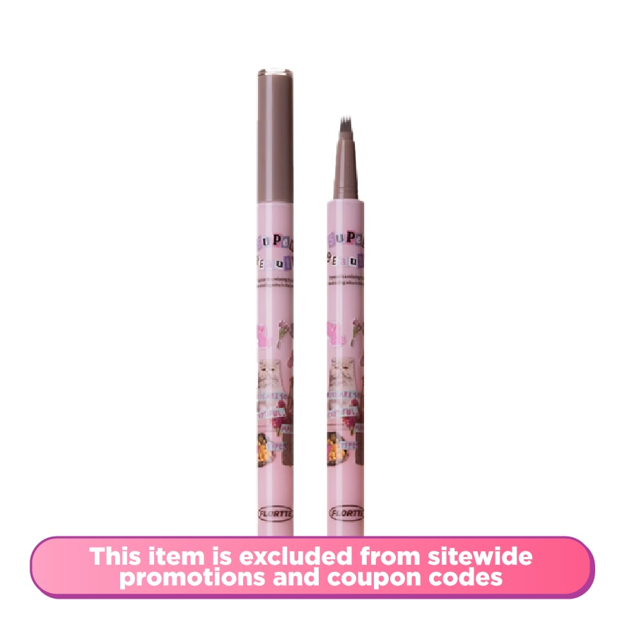 i am super beauty liquid eyebrow pen 02#grey