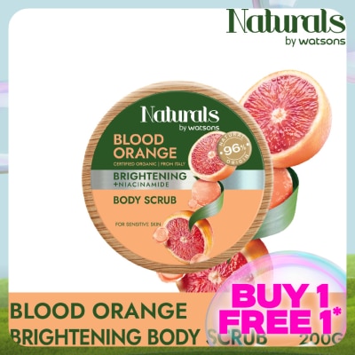 NATURALS BY WATSONS Blood Orange Brightening Body Scrub 200g