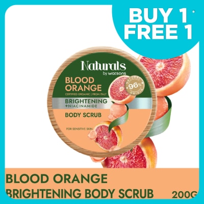 NATURALS BY WATSONS Blood Orange Brightening Body Scrub 200g