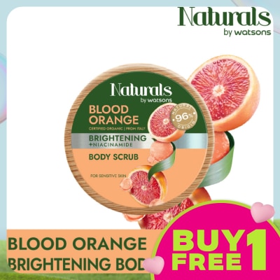 NATURALS BY WATSONS Blood Orange Brightening Body Scrub 200g
