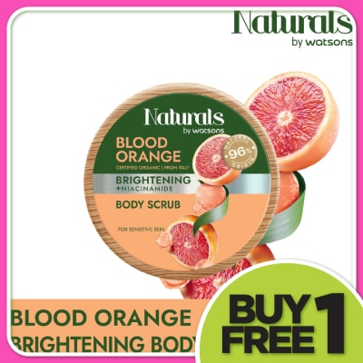 NATURALS BY WATSONS Blood Orange Brightening Body Scrub 200g