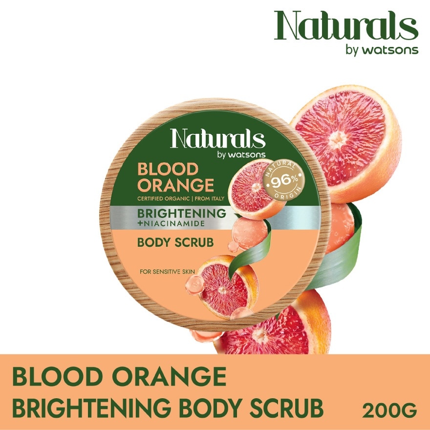 Blood Orange Brightening Body Scrub 200g