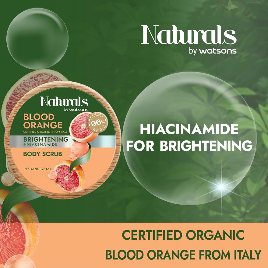 Blood Orange Brightening Body Scrub 200g