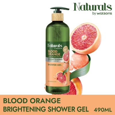 NATURALS BY WATSONS - Blood Orange Brightening Shower Gel 490ml