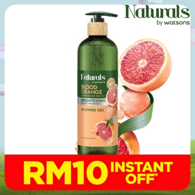 NATURALS BY WATSONS Blood Orange Brightening Shower Gel 490ml