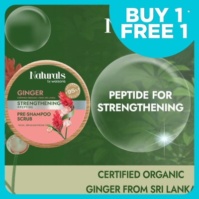 NATURALS BY WATSONS Ginger Strengthening Pre Shampoo Scrub 150ml