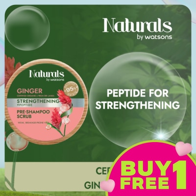 NATURALS BY WATSONS Ginger Strengthening Pre Shampoo Scrub 150ml