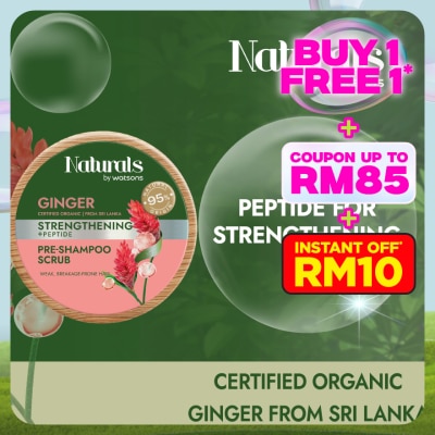 NATURALS BY WATSONS Ginger Strengthening Pre Shampoo Scrub 150ml