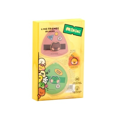 LINE FRIENDS Facial Puffs Set Yellow 3S