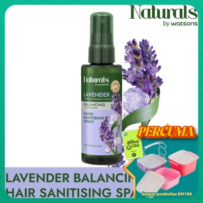 NATURALS BY WATSONS - Lavender Balancing Hand Sanitising Spray 60ml