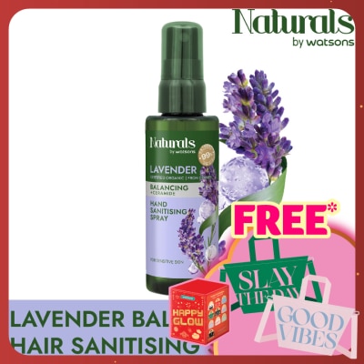 NATURALS BY WATSONS Lavender Balancing Hand Sanitising Spray 60ml