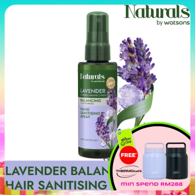NATURALS BY WATSONS - Lavender Balancing Hand Sanitising Spray 60ml