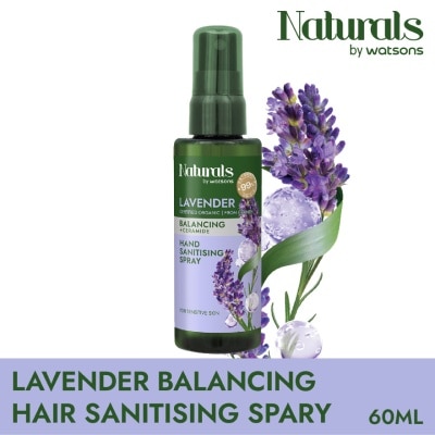 NATURALS BY WATSONS Lavender Balancing Hand Sanitising Spray 60ml