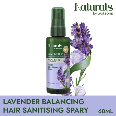 NATURALS BY WATSONS Lavender Balancing Hand Sanitising Spray 60ml image