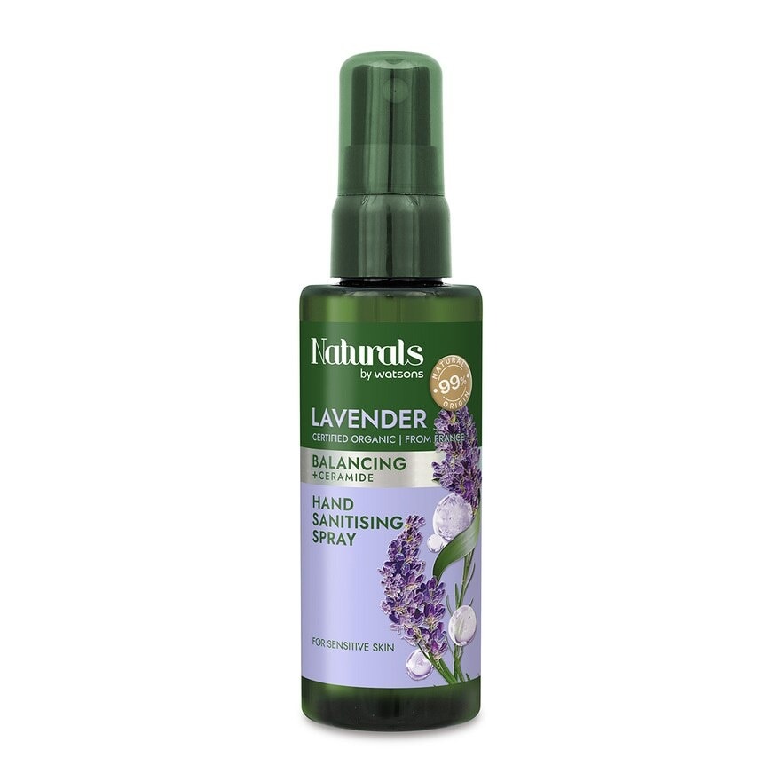 Lavender Balancing Hand Sanitising Spray 60ml