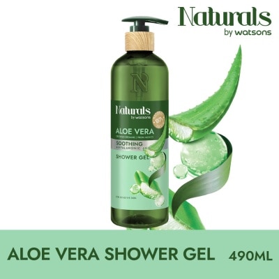 NATURALS BY WATSONS Aloe Vera Soothing Shower Gel 490ml