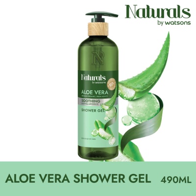 NATURALS BY WATSONS - Aloe Vera Soothing Shower Gel 490ml