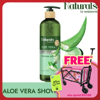NATURALS BY WATSONS Aloe Vera Soothing Shower Gel 490ml