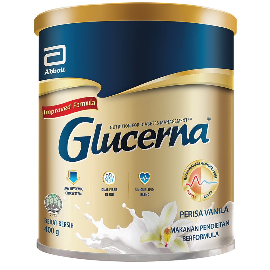 Vanilla Nutrition for Diabetes 400g (Diabetic Nutrition Formula) image