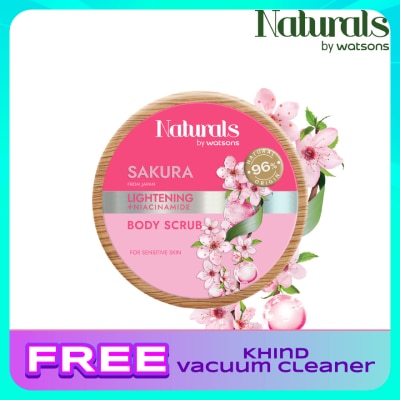 NATURALS BY WATSONS Sakura Lightening Body Scrub 200g
