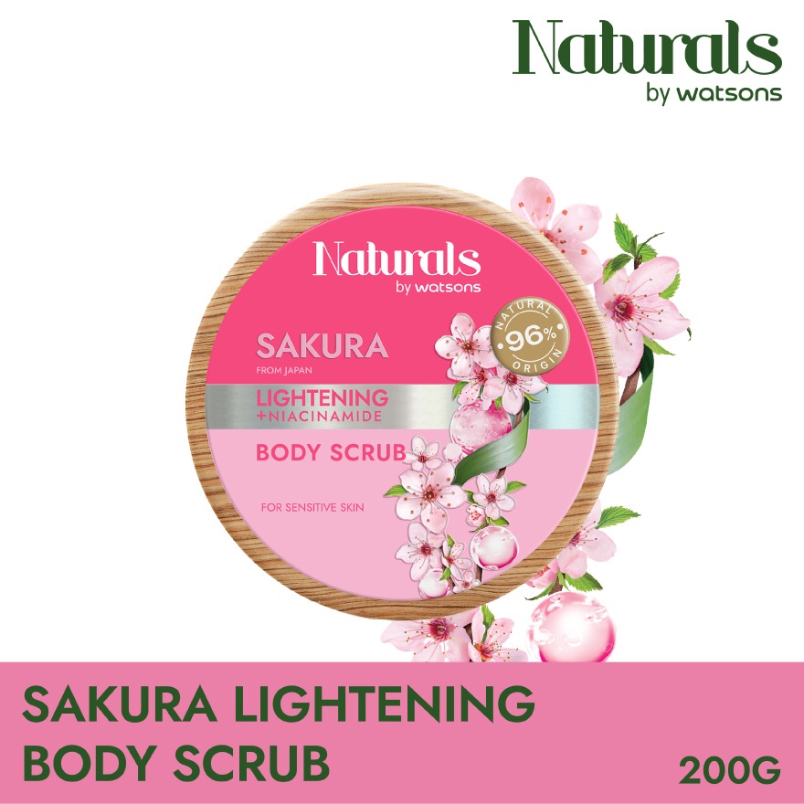 Sakura Lightening Body Scrub 200g