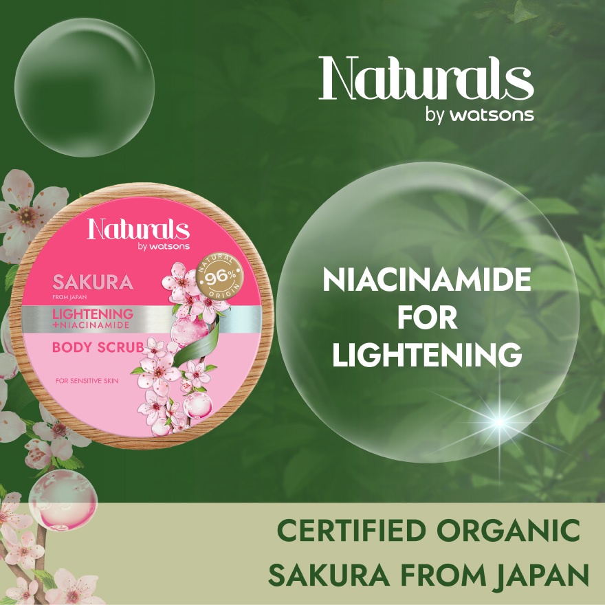 Sakura Lightening Body Scrub 200g