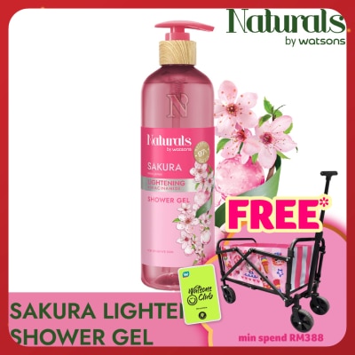 NATURALS BY WATSONS Sakura Lightening Shower Gel 490ml