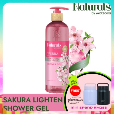 NATURALS BY WATSONS - Sakura Lightening Shower Gel 490ml