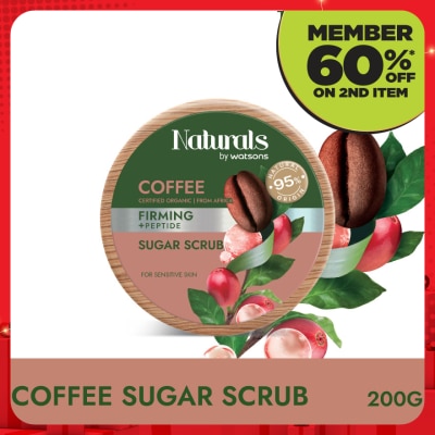 NATURALS BY WATSONS Coffee Firming Sugar Scrub 200g