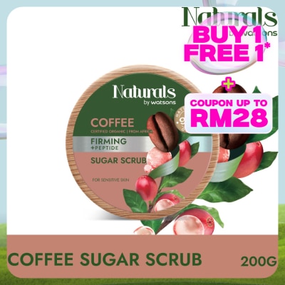 NATURALS BY WATSONS Coffee Firming Sugar Scrub 200g