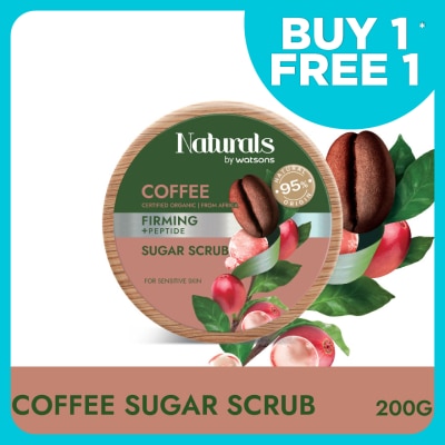 NATURALS BY WATSONS Coffee Firming Sugar Scrub 200g