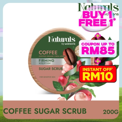 NATURALS BY WATSONS Coffee Firming Sugar Scrub 200g