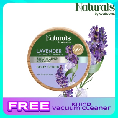 NATURALS BY WATSONS Lavender Balancing Body Scrub 200g