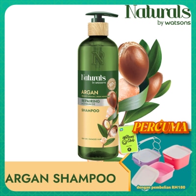 NATURALS BY WATSONS - Argan Repairing Shampoo 490ml