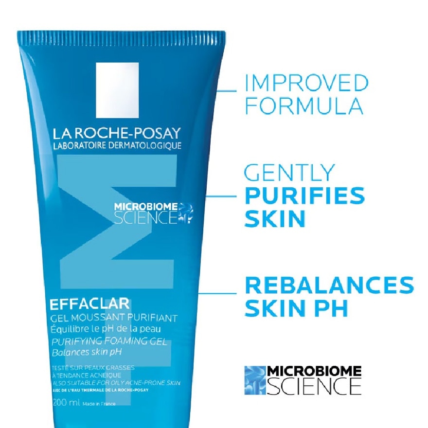 Effaclar Foaming Gel 200ml, Effaclar Serum Anti-Acne Concentrate 30ml & Anthelios UVMune SPF50+ 50ml