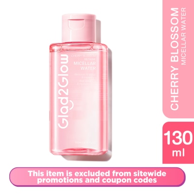 GLAD2GLOW Cherry Blossom Betaine Micellar Water 130ml