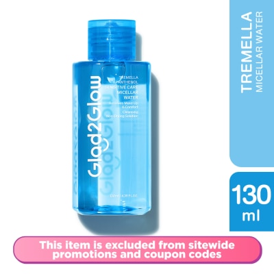 GLAD2GLOW Tremella Panthenol Sensitive Care Micellar Water 130ml