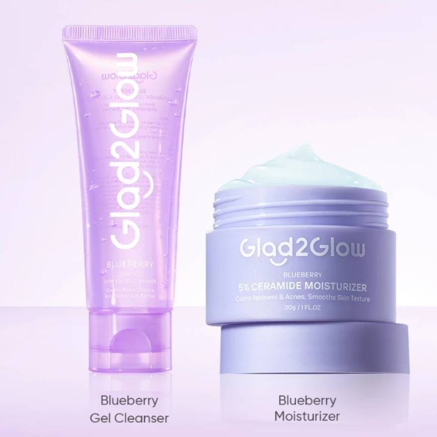 Blueberry Ceramide Barrier Repair Kit (Cleanser 70ml + Moisturizer 30g) image