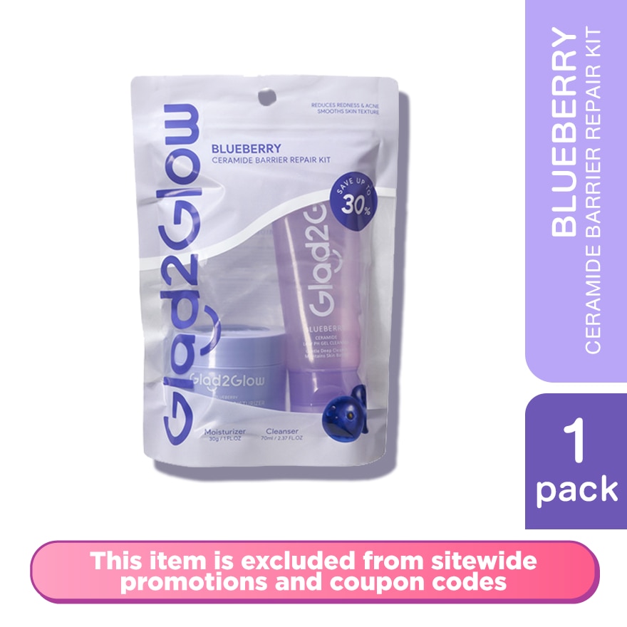 Blueberry Ceramide Barrier Repair Kit (Cleanser 70ml + Moisturizer 30g)